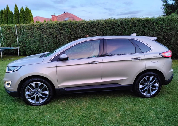 Ford EDGE cena 99000 przebieg: 74500, rok produkcji 2017 z Łódź małe 781